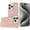 Rose Gold, variant on For iP15 Pro Max Crystal Glass Diamond with Metallic Buttons and Edges Hybrid Case - Rose Gold