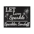 thumbnail image 5 of JennyGems - Let Love Sparkle Sparkler Sendoff - Sparkler Send Off - Wood Wedding Sign, 5 of 9