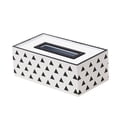 thumbnail image 1 of Estante de papel de impresión Elegante Royal Office Car Home Rectángulo en forma de caja de pañuelos Contenedor Toalla Servilletero Titular de pañuelos Methold JJ20001-04B, 1 of 5