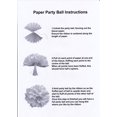 thumbnail image 5 of Life Glow Paper Pom Poms Tissue Paper Flowers Party Decoration 12''14'', Blue&White, Total 10pcs, 5 of 6