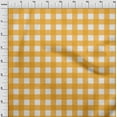 thumbnail image 3 of oneOone Silk Tabby White Fabric Gingham Check Sewing Fabric By The Yard Printed Diy Clothing Sewing Supplies 42 Inches Wide, 3 of 4