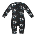 thumbnail image 5 of Ninja Kidz Baby Onesie Romper Footless Infant Long Sleeve Jumpsuit for Boys Girls, 5 of 8