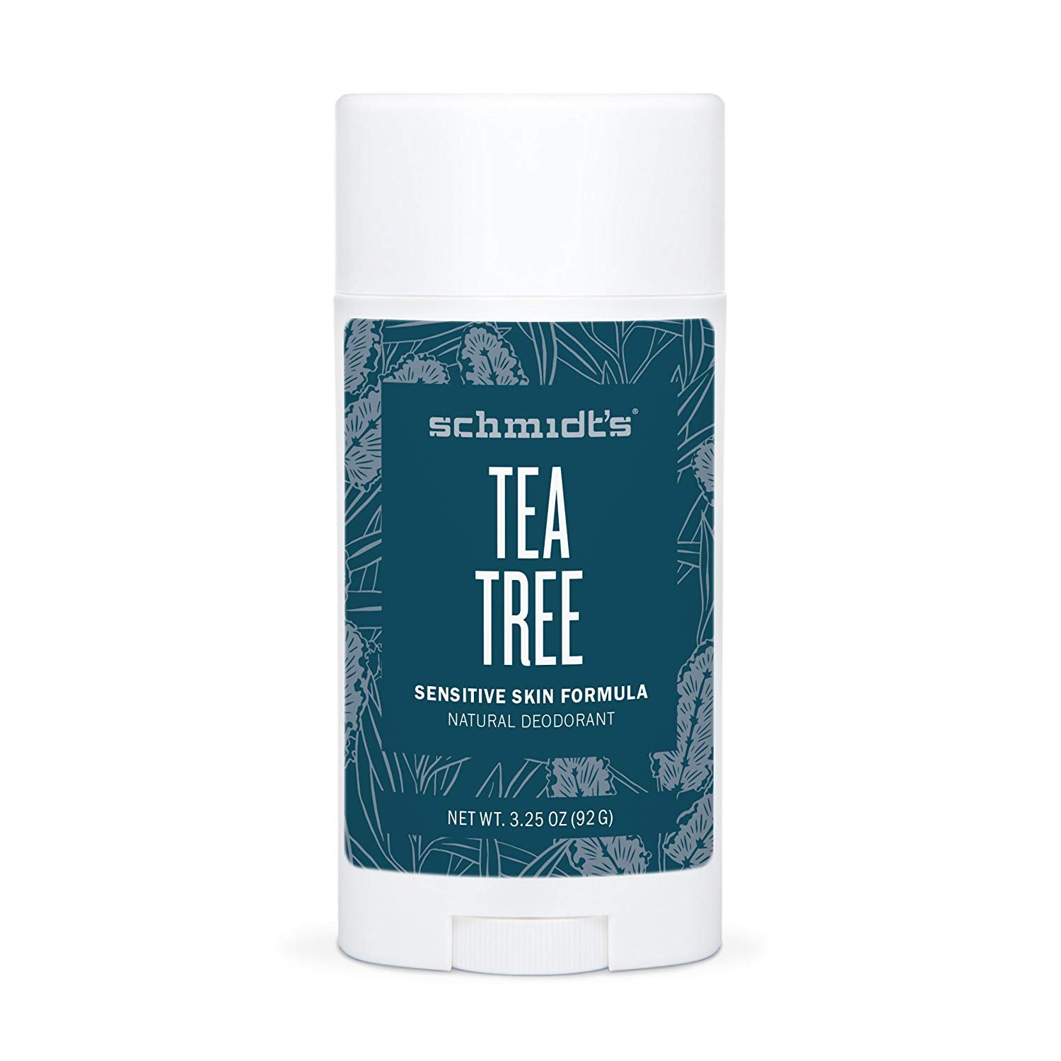 Schmidt's Tea Tree Sensitive Skin Deodorant Stick (3.25 oz.)92G Odor