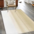 thumbnail image 3 of 3'x5' Area Rugs, Beige White Stripes Indoor Outdoor Area Rug for Living Room Bedroom, Farmhouse Modern Gradient Lines Washable Bathroom Rugs Kitchen Floor Carpet Mats Home Decor Aesthetic, 3 of 8