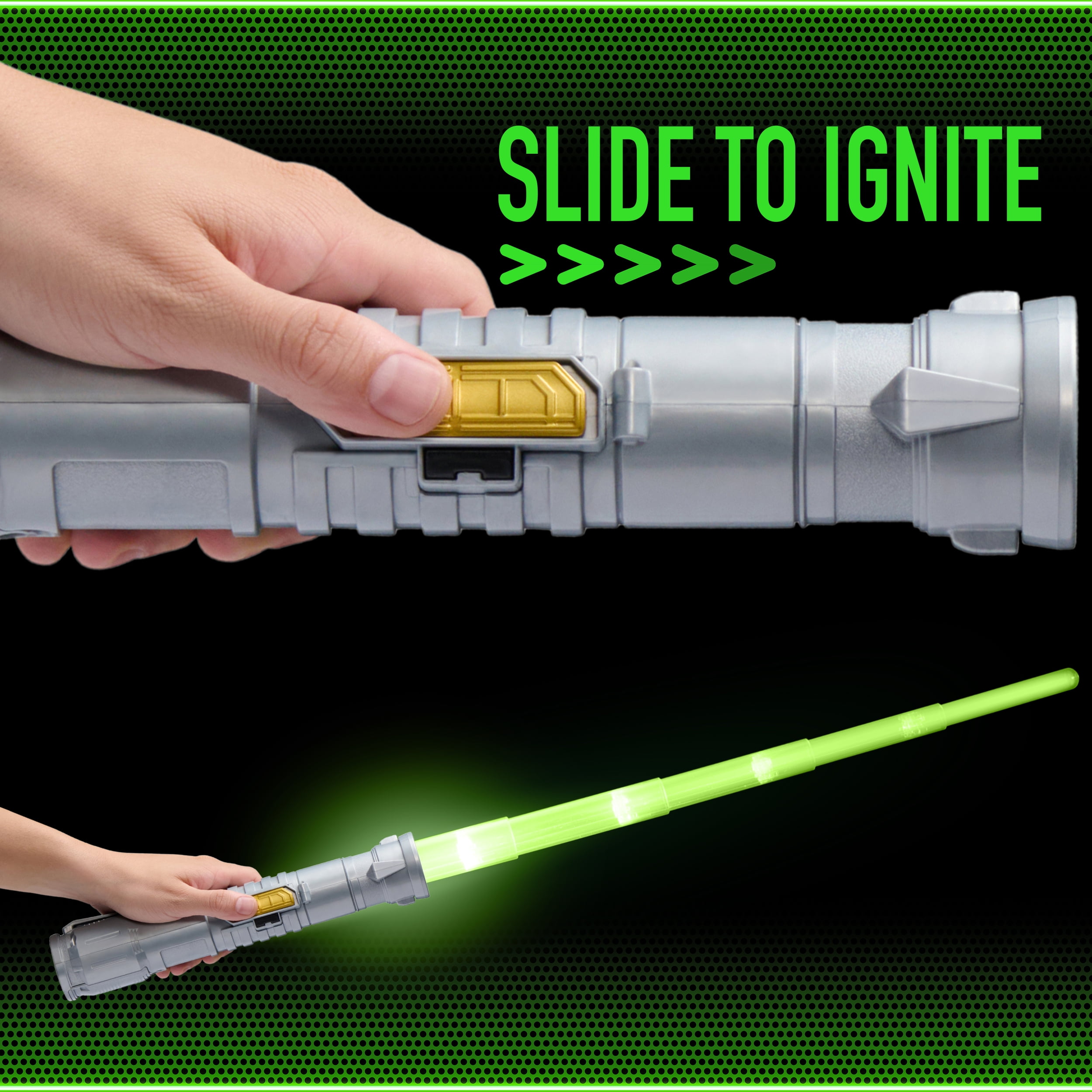 Power Saber Energy Blade Green with Realistic & Safe Battle Action Suitable for Fans of all Ages
