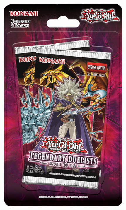 Yu-Gi-Oh Legendary Duelists Rage of Ra 1st Edition New sealed packs = 2 total 