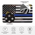 thumbnail image 3 of Blue American Flag Door Mat Indoor Outdoor,Black White Stripe US Flag Retro Wooden Non Slip Welcome Mat with Rubber Backing,Absorbent Front Door Mats Entryway Rug for Home Patio Entrance 16"x24", 3 of 9