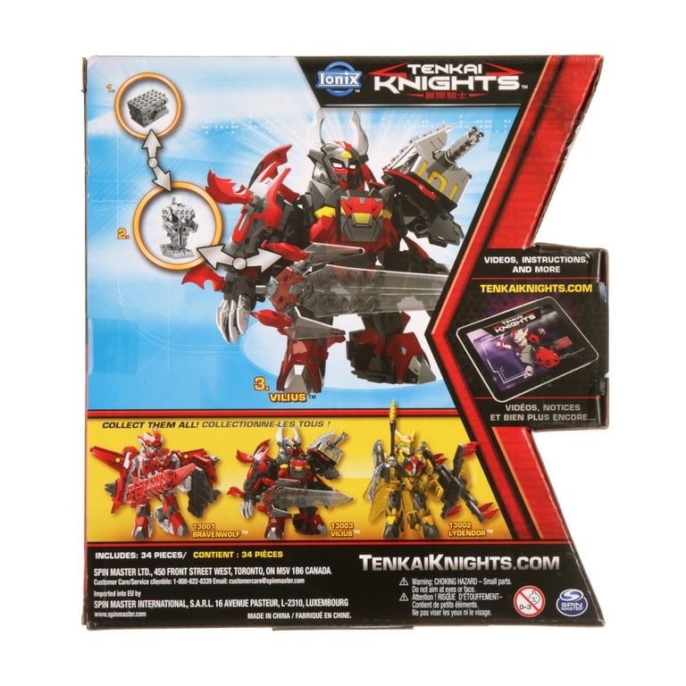 IONIX Tenkai Knights – Tenkai Action Pack 10501 – 3 Minifigures Bravenwolf HOS