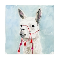 Trademark Fine Art 'Watercolor Llama II' Canvas Art by Victoria Borges