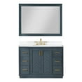thumbnail image 2 of Gazsi 48" Single Bathroom Vanity Set in Charcoal Blue with Mirror, 2 of 9
