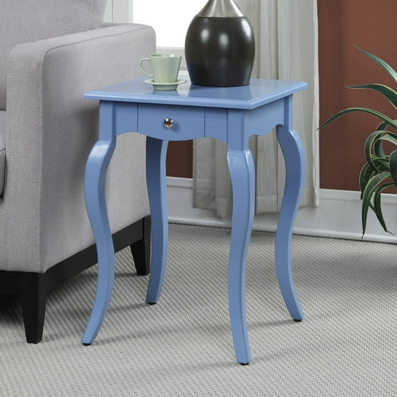 Convenience Concepts French Provence End Table with Drawer, Multiple Colors