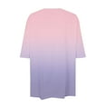 thumbnail image 4 of Uooqdmx Oversized Tshirts for Women, Tunics or Tops to Wear with Leggings, Oversized Workout Shirts for Women, Athletic Tops for Women, Womens T Shirts Loose Fit, Purple XL, 4 of 5