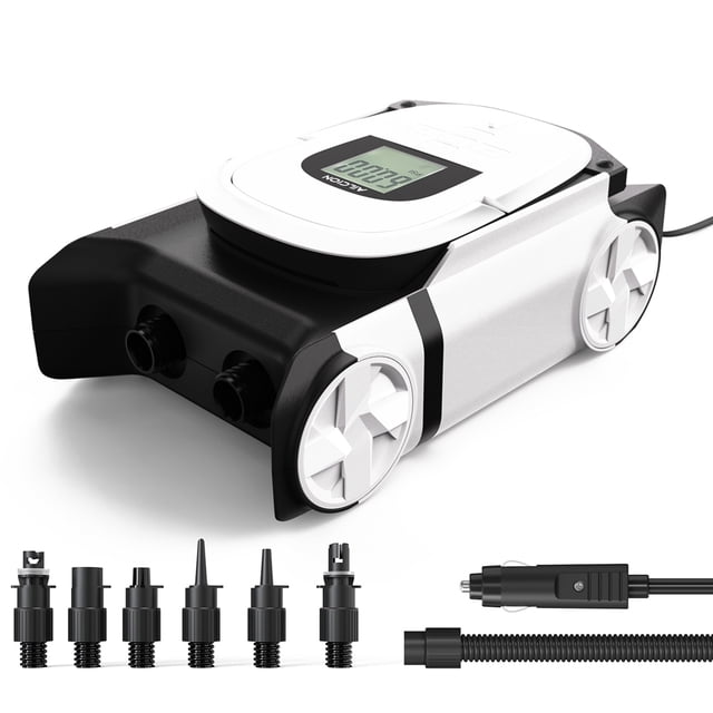Bomba de aire de alta presión de 22 PSI, 12 V, eléctrica para automóvil