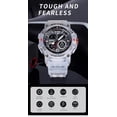 thumbnail image 4 of Men's Watches Outdoor Sports Waterproof Military Watch Large Face Tactical Digital Analog Wrist Watch Date Multi Function Led Alarm Stopwatch for Men, 4 of 7