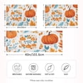 thumbnail image 2 of Yayeee Pillowcase Standard Size Set of 2 Soft and Smooth Wrinkle Resistant Pillow Case Soft Envelop Closure Fall Pumpkins Day Pattern Cover Bedroom Decor, 2 of 7