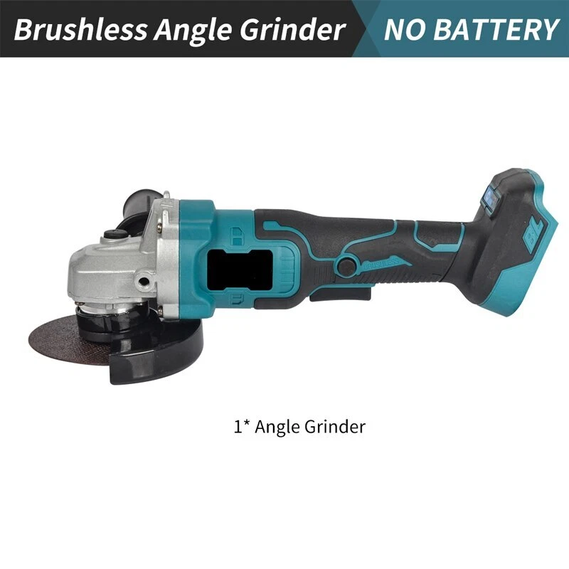 125mm Brushless Cordless Electric Angle Grinder Woodworking Polisher For Makita