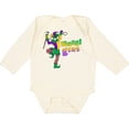 thumbnail image 3 of Inktastic Mardi Gras Jester Celebration Boys or Girls Long Sleeve Baby Bodysuit, 3 of 5