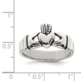 thumbnail image 2 of Sterling Silver Claddagh Design Ring - Size 9, 2 of 2