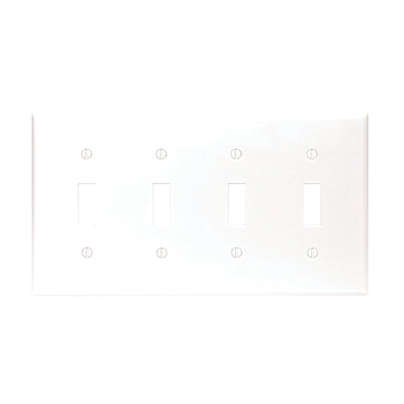 WALLPLAT 4G TOGGLE WHT (Pack of 1)