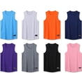 thumbnail image 2 of Camiseta de baloncesto de secado rápido para hombre, de color sólido, para crossfit, deportes masculinos, maratón, correr, camiseta sin mangas, gimnasio, trotar, chaleco de fitness, 2 of 5