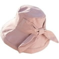 thumbnail image 5 of CoCopeaunts Women Bucket Hat New Bowknot Fisherman Hat Fashion Female Big Brim Bucket Cap Ladies Summer Outdoor Beach Sunscreen, 5 of 8