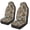 Autumn Forest Camo Theme, variant on Chririnla Polyester Front Seat Cover for Interior Accessories, Removable Waterproof Driver Seat Protector, Autumn Pumpkin and Maple Leaf Pattern