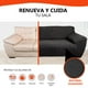 thumbnail image 4 of LABBA Cubre Sala Protector, Fundas de Sillón Elásticas Ajustables para Sofá Individual, Love Seat y Sillón de 3 Plazas, Set de 3 Piezas, Lavables, Color Gris Oscuro, 4 of 11