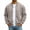 Brown, variant on Bomber Jacket Men Fleece Zip up Faux Suede Jackets Loose Fit Comfort Soft Fall Winter Clothes with Pockets 2XL
