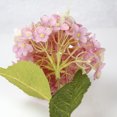 thumbnail image 4 of Opolski 1 Bouquet Faux Artificial Silk Flower Hydrangea Leaves Wedding Party Decor Craft, 4 of 7