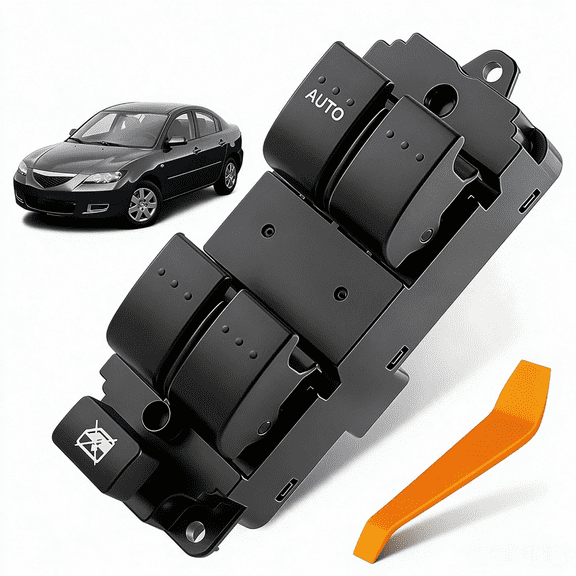 Power Window Control Switch For 2004-2009 Mazda 3 Master Driver Side BN8F66350A 13912235 901-901 BL4E-66-350A BN8F-66-350A