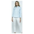 thumbnail image 4 of JYB CO Women's 3/4 Sleeve Premium Cotton Stretchy Button Down Collar Office Formal Casual Shirt Blouse for Women Fit Plus Size (S-3XL), 4 of 5