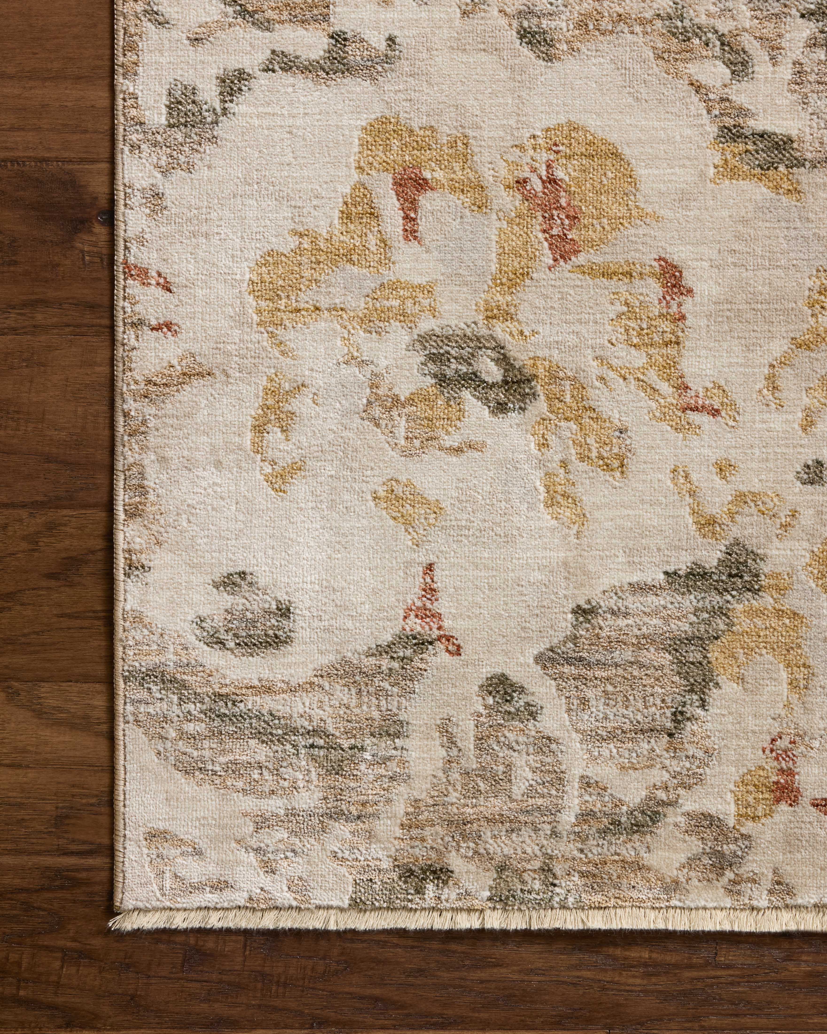 Loloi Eileen Mist / Sunset 3'-0" x 3'-0" Round Accent Rug