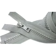 YKK Sport Separating Zipper 24 Inch Color Pearl Grey #577 (Special) Vislon Jacket Zip YKK #5 Molded Plastic (1 Zipper/Pack)