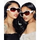 thumbnail image 2 of Gafas de sol TYA oversize con diseño envolvente y protección 100% UV400 para mujer y hombre, 2 of 9