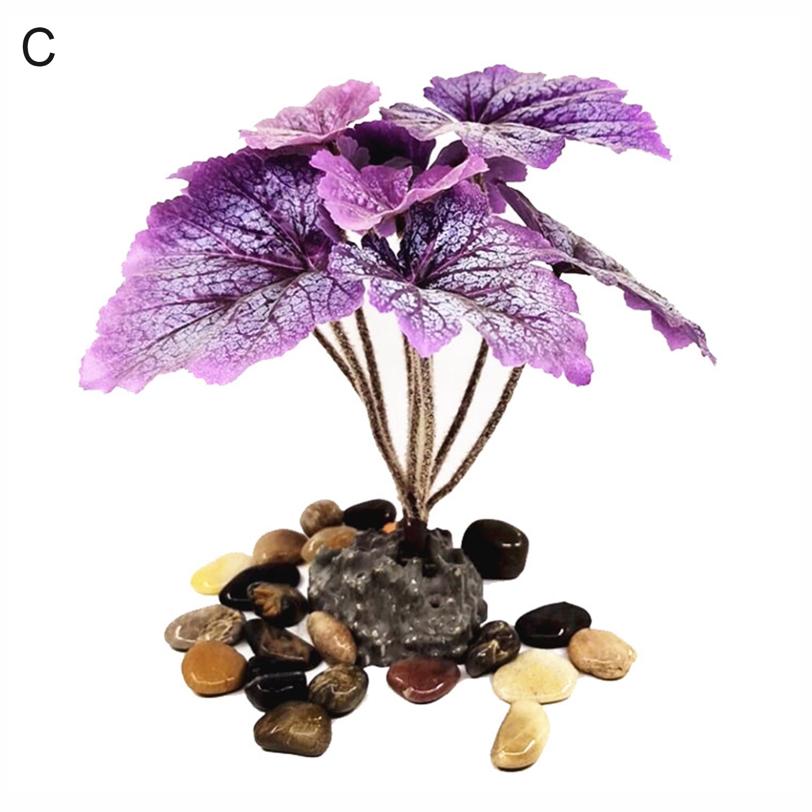 Fish Tank Climbing Pet Box Green Sprout Grass Aquarium Artificial Water