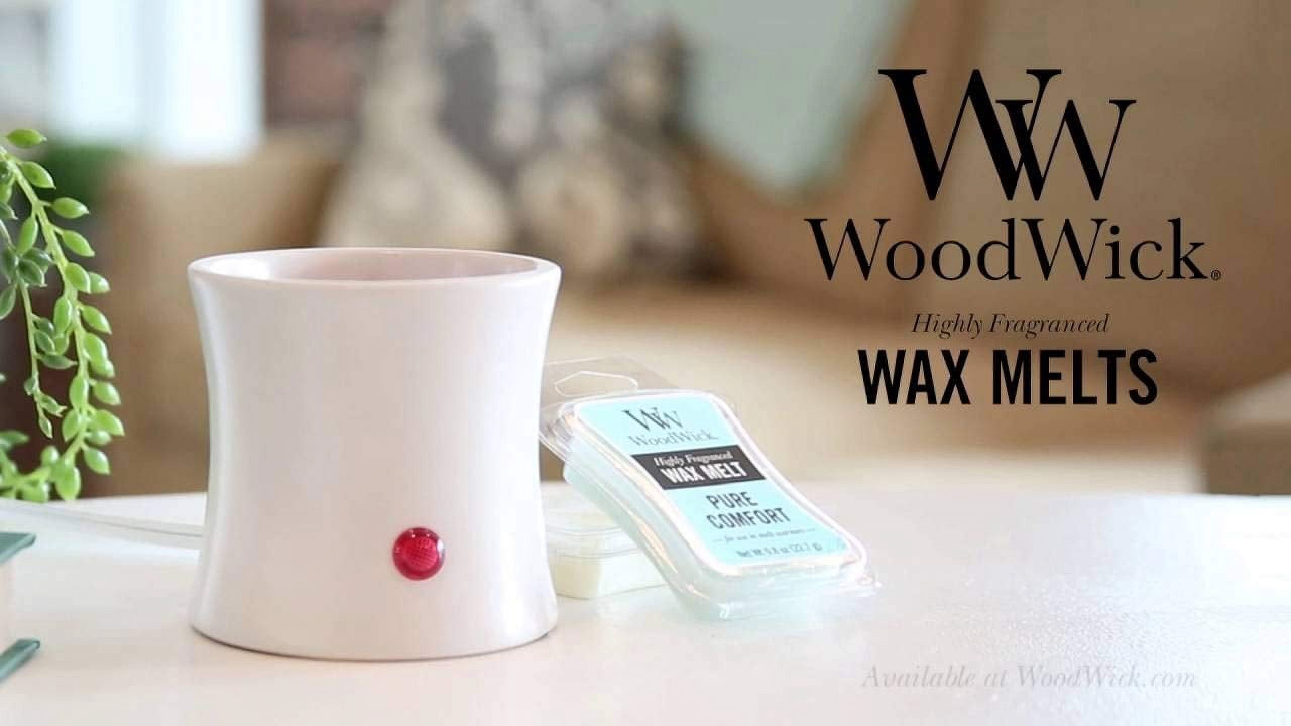 Woodwick Wax Melts, Wood Smoke, 1 Pack of 6, 3 oz