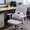 Purple, variant on NWOKYZGH Summer office Chair Lumbar Pillow Cartoon Cool Chair Waist Cushion Bed Rest Reading Pillow Car Seat Lumbar Back Cushion