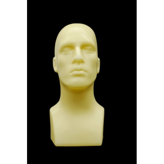 Abstract Male mannequin Head Light weight Style Display Head #PS-M-FT