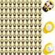 thumbnail image 1 of 100 unidades de madera pequeña embellecimientos de abeja autoadhesivo pintado de madera plana Afortunado Sencillez, 1 of 5
