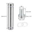 thumbnail image 2 of Tornillos separadores de doble cabeza 12x54mm de acero inoxidable 4 paquetes, 2 of 3