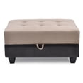thumbnail image 3 of Ottomans With Storage(Not Include Sofa), Gallant G908-O Ottoman , MOCHA, Mocha Large Ottomans,Wood Living Room Ottomans, Furniture Primary Living Space Ottomans Gallant G908-O Ottoman , MOCHA, 3 of 4