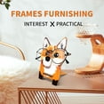 thumbnail image 2 of Labymos Color Painting Fox Frame Glasses Holder Stable Support Interesting Practical Home Furnishing Home Decor, 2 of 8