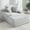 Light Grey, variant on 66 Inch Chaise Lounge Chair Indoor, Oversized Corduroy Upholstered Boneless Sofa Bed, Deep Seat Sleeper Couch Reading Chairs, Cloud Sofas Couches for Living Room, No Assembly Required (Green)
