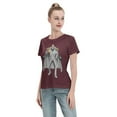 thumbnail image 4 of Women's Basic Short Sleeve T-Shirt One Piece Karp, 4 of 6