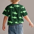 thumbnail image 4 of COM1950s Robe à Manches Courtes, Chemise Tendance pour Enfant T-Shirt Imprimé Col Rond Confortable Ample T-Shirt Blouse à Manches Courtes Hauts Décontractés, 4 of 9
