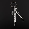 thumbnail image 3 of KAKOWELY Creative Key Holder Doctor Accessory Keychains Creative Key Holder Exquisite Key Ring Key Decoration Small Gift for Men Women5.12"X1.18"X0.2", 3 of 4
