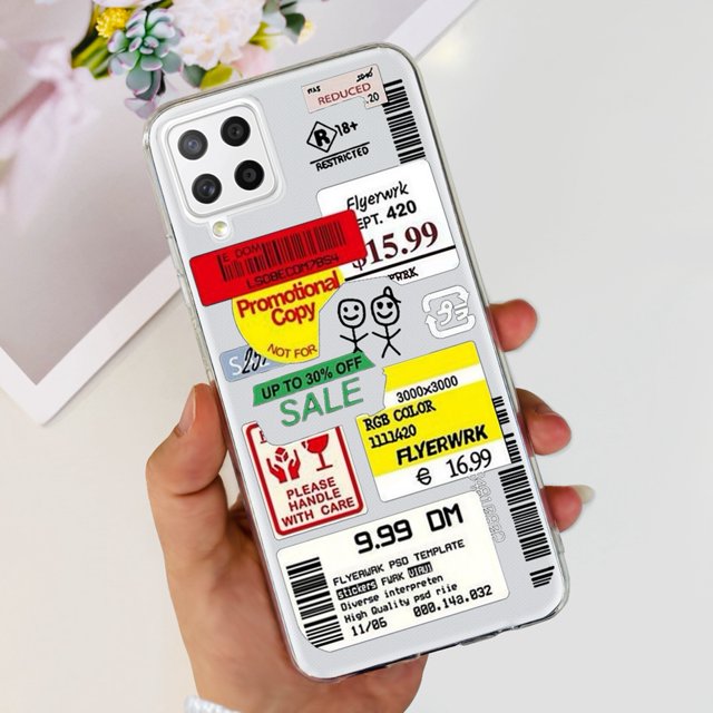 For Samsung Galaxy A22 Case F22 M22 Colorful Painted Cover Clear Silicone Soft Slim Phone Case For Samsung M22 F22 A 22 5G Shell 629 For Galaxy A22 4G