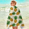 thumbnail image 5 of dinapents Soft 250g Microfiber Beach Towel 75x150cm - Jumbo Sand Resistant Quick Dry Towel with Tropical Pineapple Print for Outdoor, 5 of 5