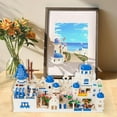 thumbnail image 2 of TzFioy Greece Santorini with 3 Minifigures Building Blocks Set (4310Pcs) Famous World Architecture Educational Toys Micro Bricks for Kids Adults, 2 of 7