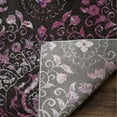 thumbnail image 4 of Safavieh  Aria Aimee Vintage Boho Damask Rug Brown/Multi 8' x 10' 8' x 10' Indoor Living Room,Bedroom,Dining Room Rectangle, 4 of 4